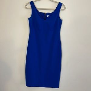 Calvin Klein midi dress bright blue